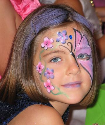 face painting butterfly